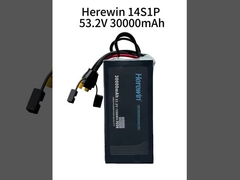Hierin 30000mAh 14S 53.2V 25C LiPo UAV batterij in Soft Pack