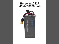 Herewin 12S 45,6V 30000mAh LiHv UAV drone-batterij 25C zacht pakket