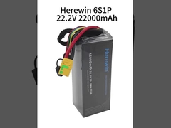 Hierin 6S1P 22.2V 22000mAh Soft Pack Drone Battery