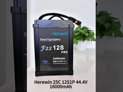 Herewin 12S 44,4V 22000mAh Lipo UAV drone-batterij 25C zacht pakket