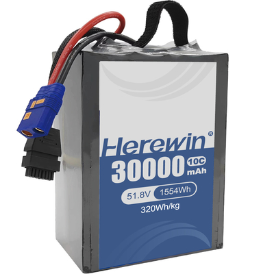 kopen Herewin Semi-Solid State Battery 14S 51.8V 30000mAh voor snel opladen en lange levensduur ≥ 800 online vervaardiging