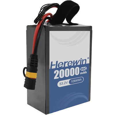 kopen UAV snelladen en duurzaamheid met Herewin Semi-Solid State Battery 14S 53.2V 20000mAh online vervaardiging