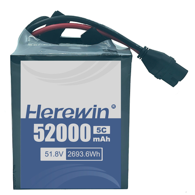 kopen Langdurige 52000mAh halfvaste batterij met 51,8V spanning en CAN-communicatiepoort online vervaardiging