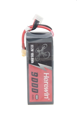 Herewin 6S Lipo Soft Case Fpv Batterij 9000mAh 100C Pack Voor RC