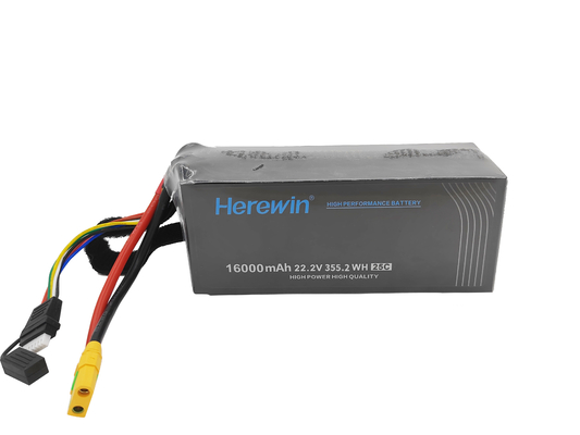 Hierin 22.2V 6s 16000mah Lipo Battery Soft Pack Drone Battery 2.08kg