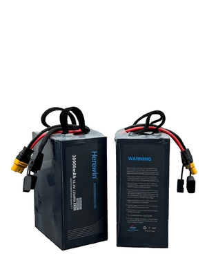 30000mAh Herewin Intelligent Flight Battery 14 S 51.8 V 25C LiPo UAV Battery In Soft Pack