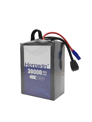 30C 30000mah Drone Lithiumbatterij 53.2V 14S Lithiumpolymerbatterij