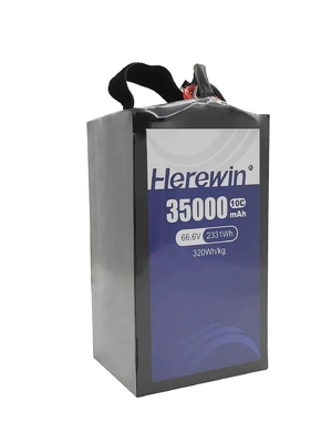 Herewin Semi Solid Battery 18S 66.6V 35000mAh Betrouwbare kwaliteit Soft Pack Battery