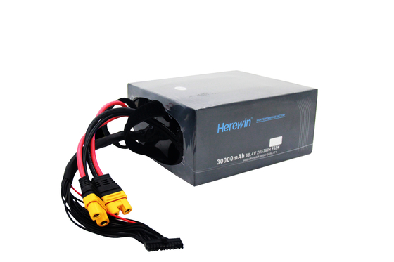 18S 68.4V 25C UAV Lihv Batterij In Soft Pack Hierin 30000mAh
