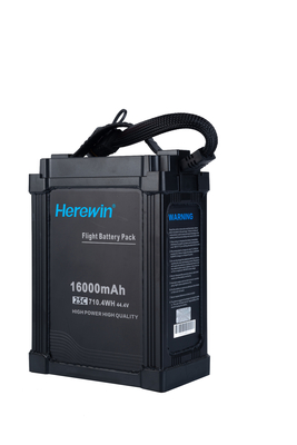 Echte capaciteit 44.4V Lithium Smart UAV Battery 16Ah met ingebouwde BMS Cell Lithium Ion Battery