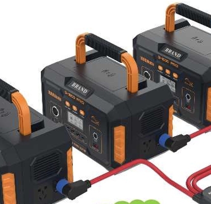 Draagbare batterij met AC-afsluiting voor kamperen 2264Wh 460*366*260mm