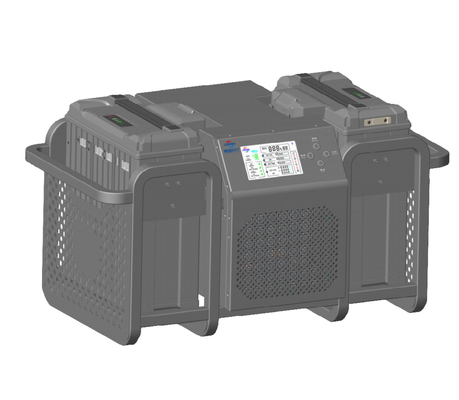 Dual Channel koelbatterijoplader AC100-290V 50-60Hz Lithiumbatterijoplader