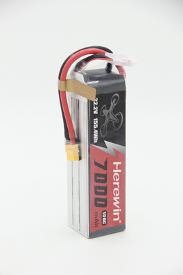 Herewin High Rate Fast Speed 6s batterij fpv 100C 7Ah FPV Drone batterij 822g