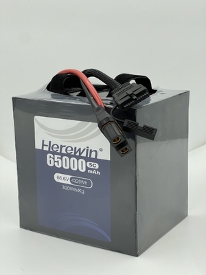 Herewin Semi-Solid State Battery 18S 66.6V 65000mAh Een langdurige energiebron met een nominale spanning van 66.6V