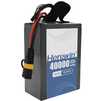 Herewin Semi-Solid State Battery 12S 45.6V 40000mAh voor High Performance UAV's