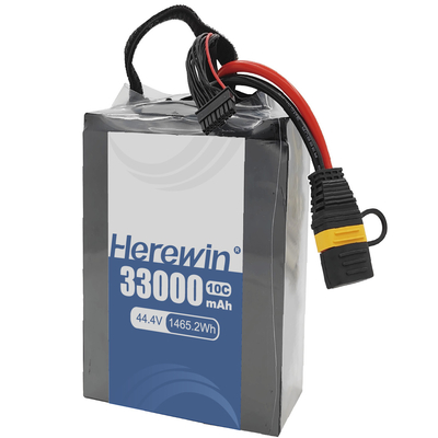 UAV Semi Solid State Battery 12S 44.4V 33000mAh Lichtgewicht en hoge capaciteit Energieoplossing van Herewin Battery