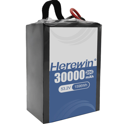 30000mAh Capaciteit Hierin Semi-Solid State Battery 14S 53.2V voor snel opladen en lichtgewicht ontwerp