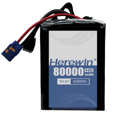 UAV Semi Solid State Battery 14S2P 53.2V 80000mAh Hoog efficiënte en langdurige energiebron